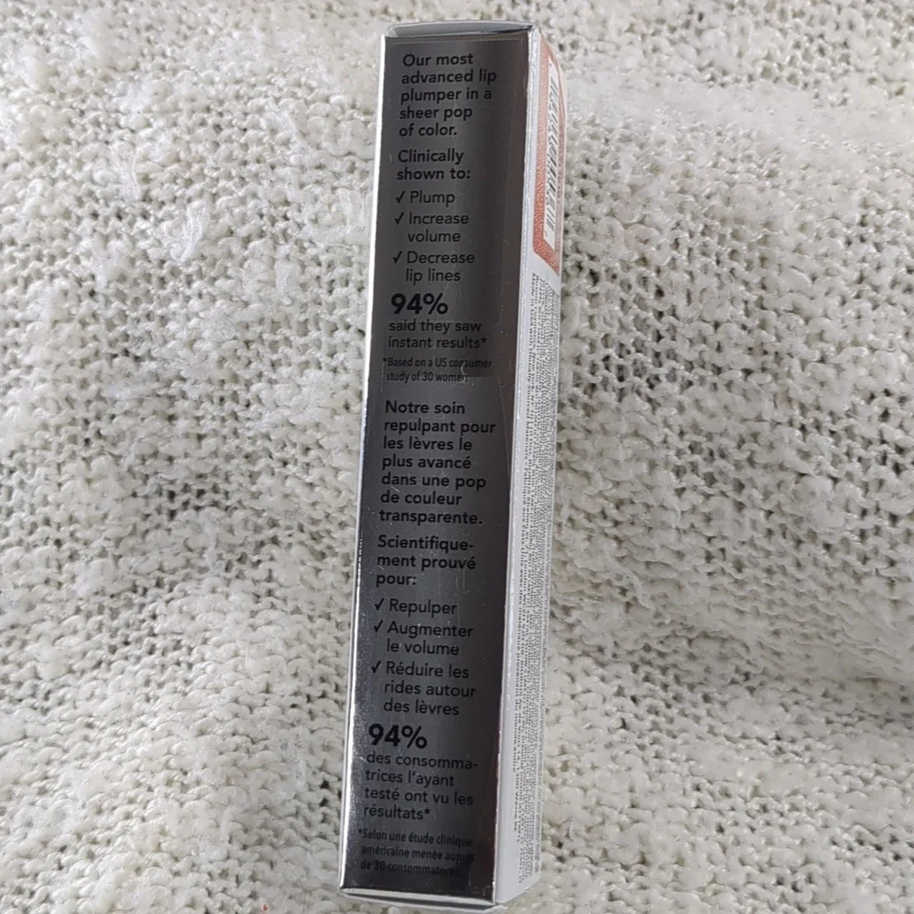 Buxom Plump Shot Sheer Tint in Plush Peach, 4ml/0.14fl oz